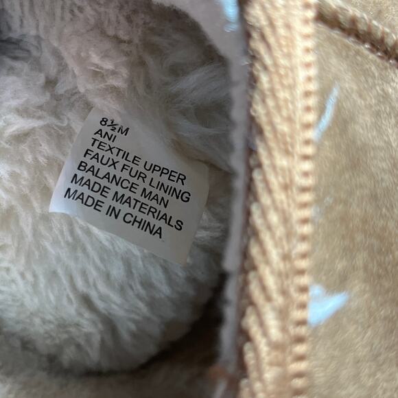 Makalu Ani Winter Boots Womens Size 8.5M Brown Suede Leather Faux Fur Lined - Picture 12 of 12